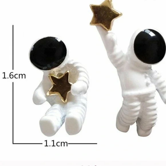 ModCloth Astronaut Earrings - Picture 4 of 5